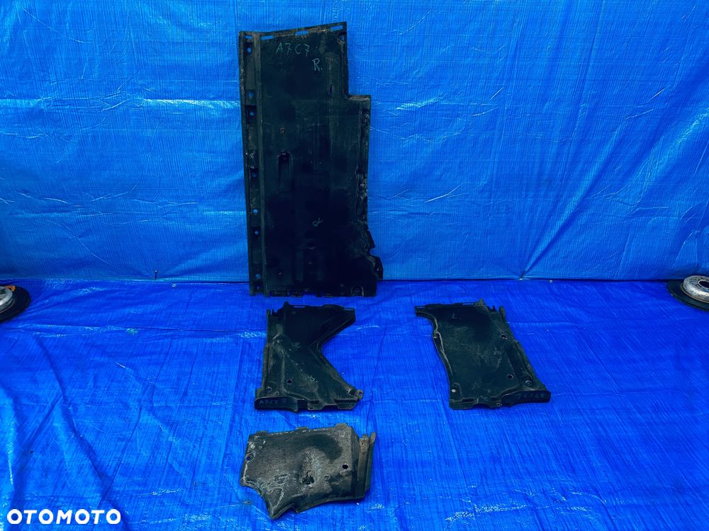 OSŁONY OSŁONA PŁYTA PODWOZIA LEWA PRAWA PRZÓD PRZEDNIA TYŁ TYLNA AUDI A6 A7 C7 S7 2011- ; 4G0825208D 4G8825216A 4G0825202A 4G8825215C ORYGINAŁ - 3