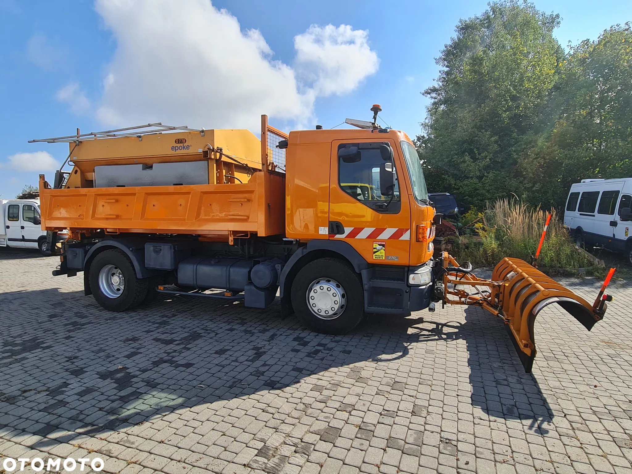 Renault Premium 270DCi Wywrotka 3 str Tylko 146tys km Solarka Pług SPECJALNY Długi Kiper Nowe Opony Zimowe - 7