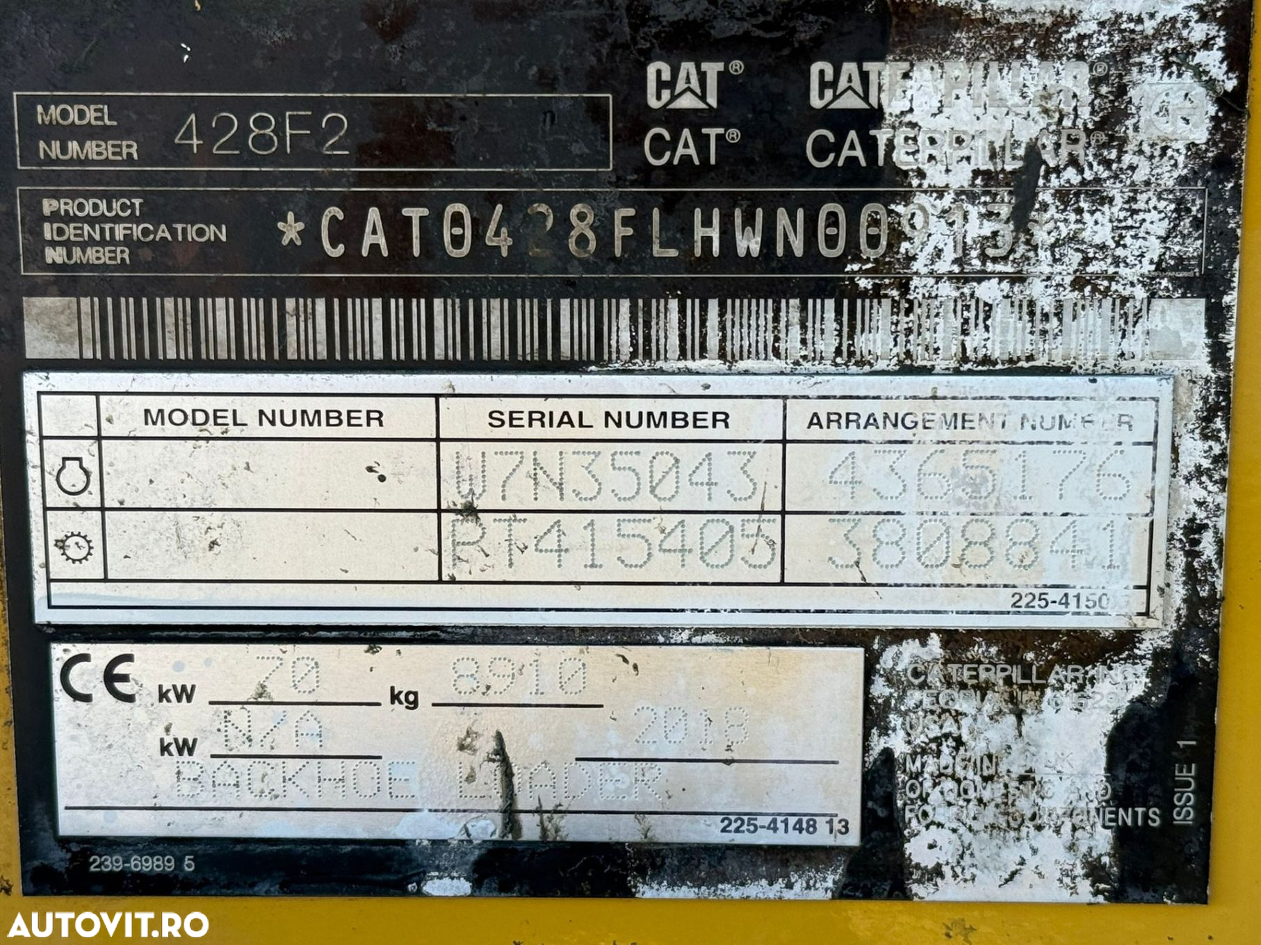 Cat 428F2 Buldoexcavator - 4