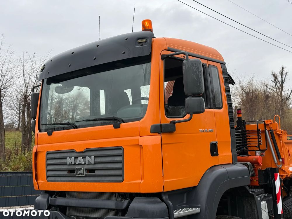 MAN * MAN 18 480 * KIPER WYWROTKA * 4x4 * HDS ATLAS 85* STAN BARDZO DOBRY * Sprowadzony - 4