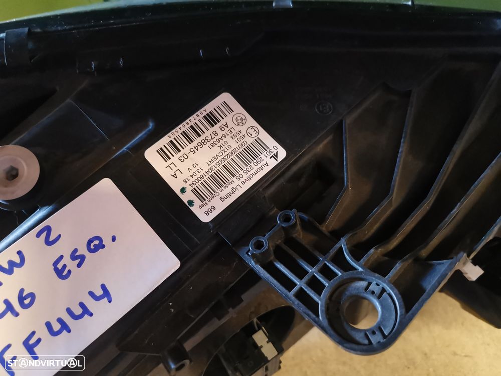 BMW SÉRIE 2 F46 FAROL ESQUERDO - FF444 - 8