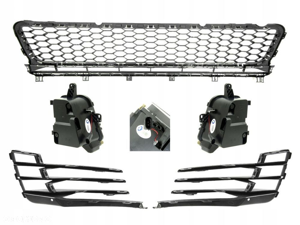 Halogeny + Kratki w zderzak przedni VW Golf 7 GTI GTD 12 - 17 Zestaw - 2