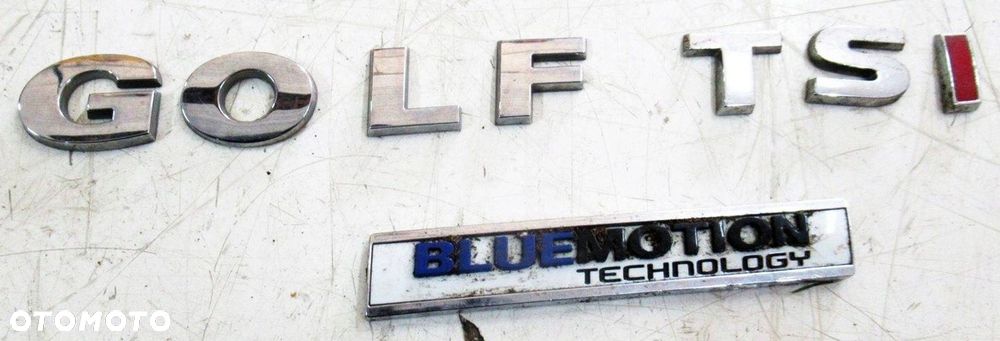 VW GOLF VII 7 12-20 EMBLEMAT ZNACZEK LOGO LITERY NAPIS KOMPLET - 1