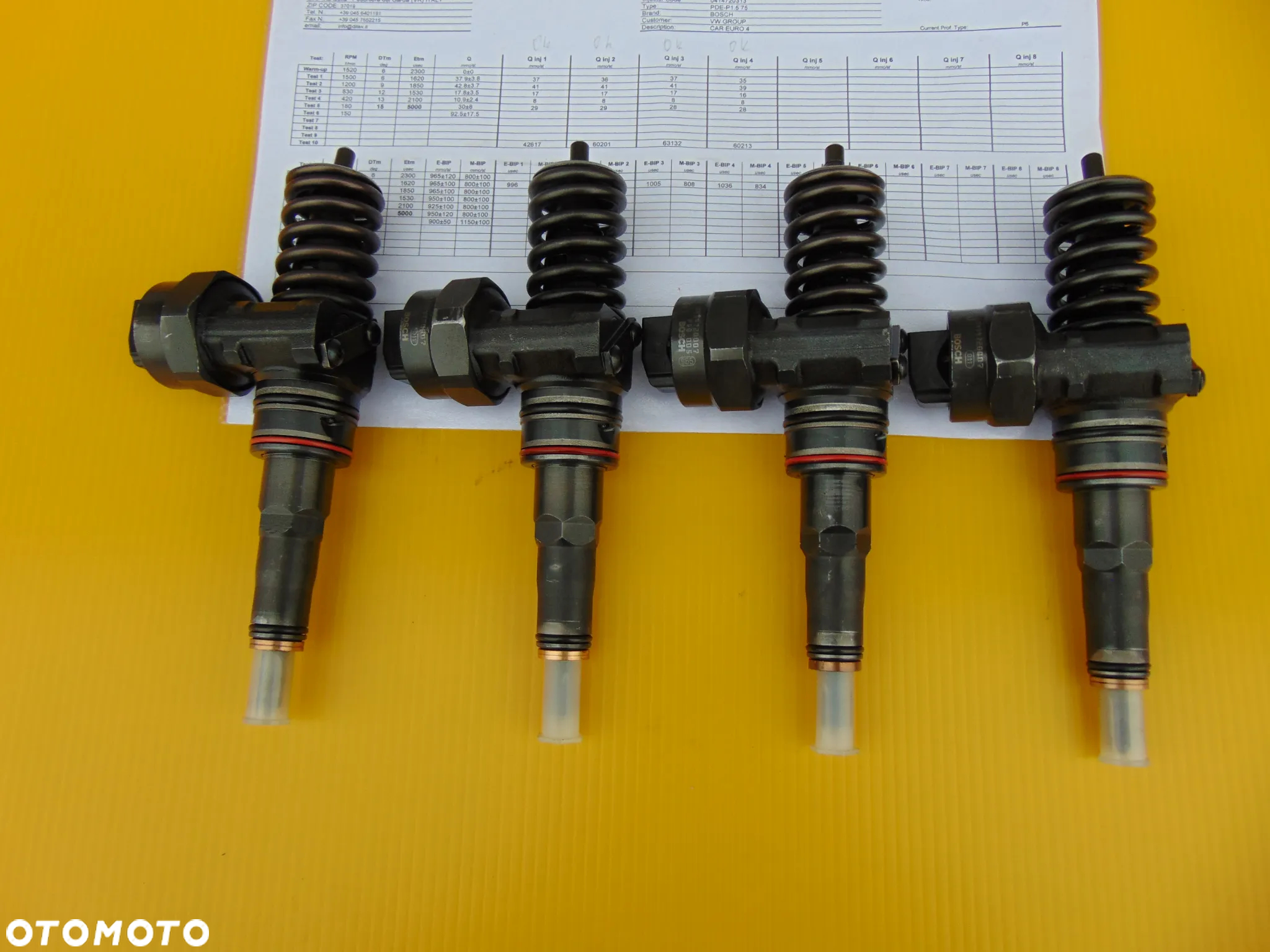Pompowtryski 2,0TDI BMP BMM 038130073BQ 0414720312 - 2