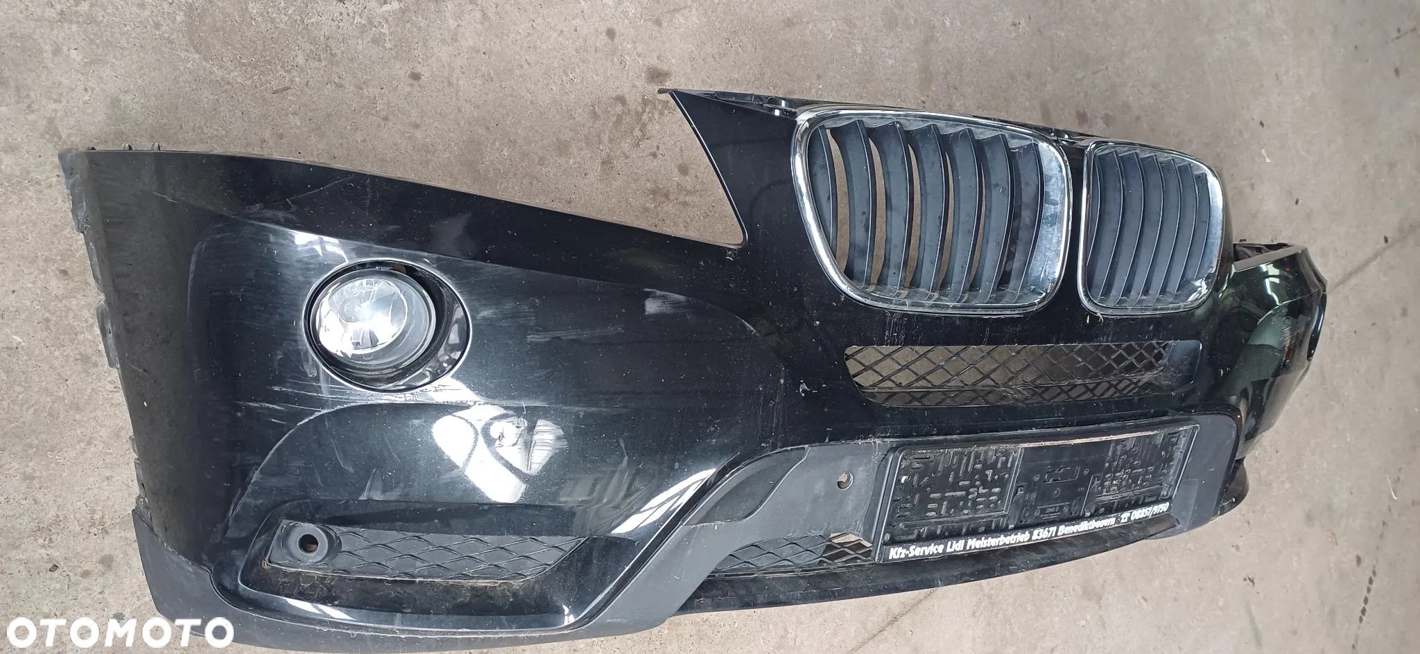 BMW F25 X3 475 black sapphire MASKA ZDERZAK BŁOTNIK WZMOCNIENIE - 10