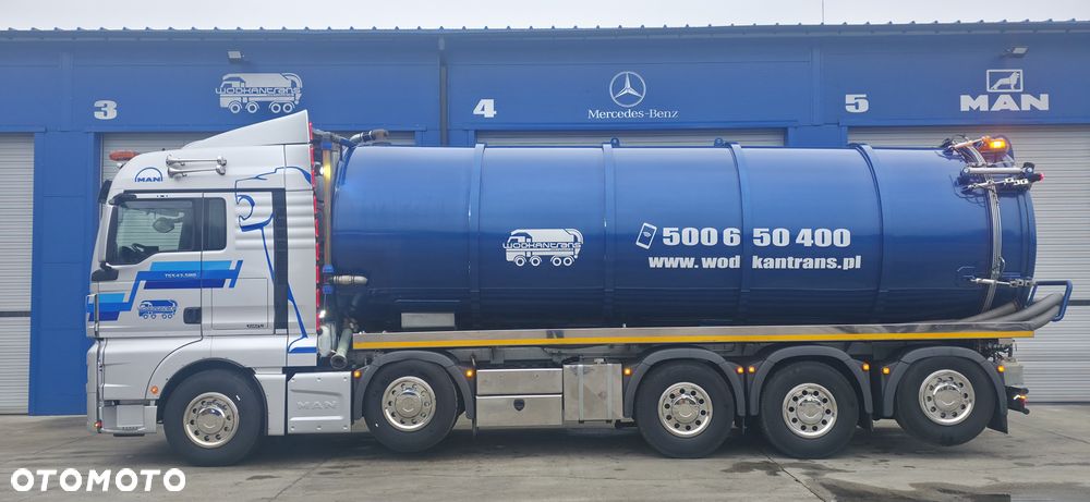 MAN TGX 43.580 10x4 asenizacyjny cysterna 32m3 DEMAG beczka zabudowa 2024 - 7