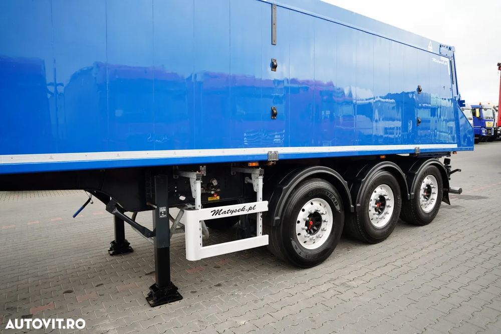 Bodex BASCULĂ  31 m3 / ALUMINIU / AXĂ RIDICATĂ / SAF / JANTE DIN ALIAJ / - 10