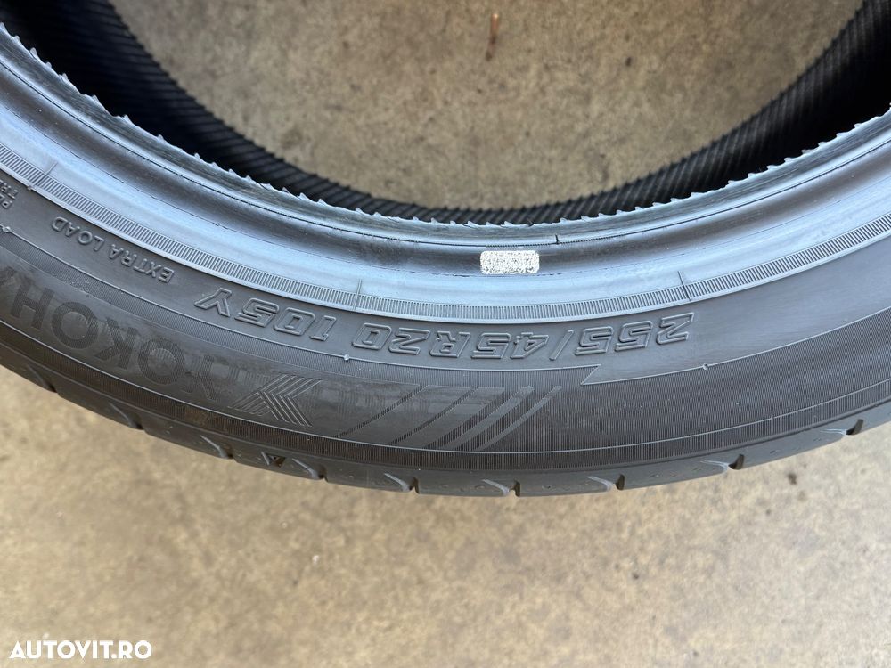 Vând set anvelope 255/45/20-285/40/20 Yokohama de vară ca noi - 7