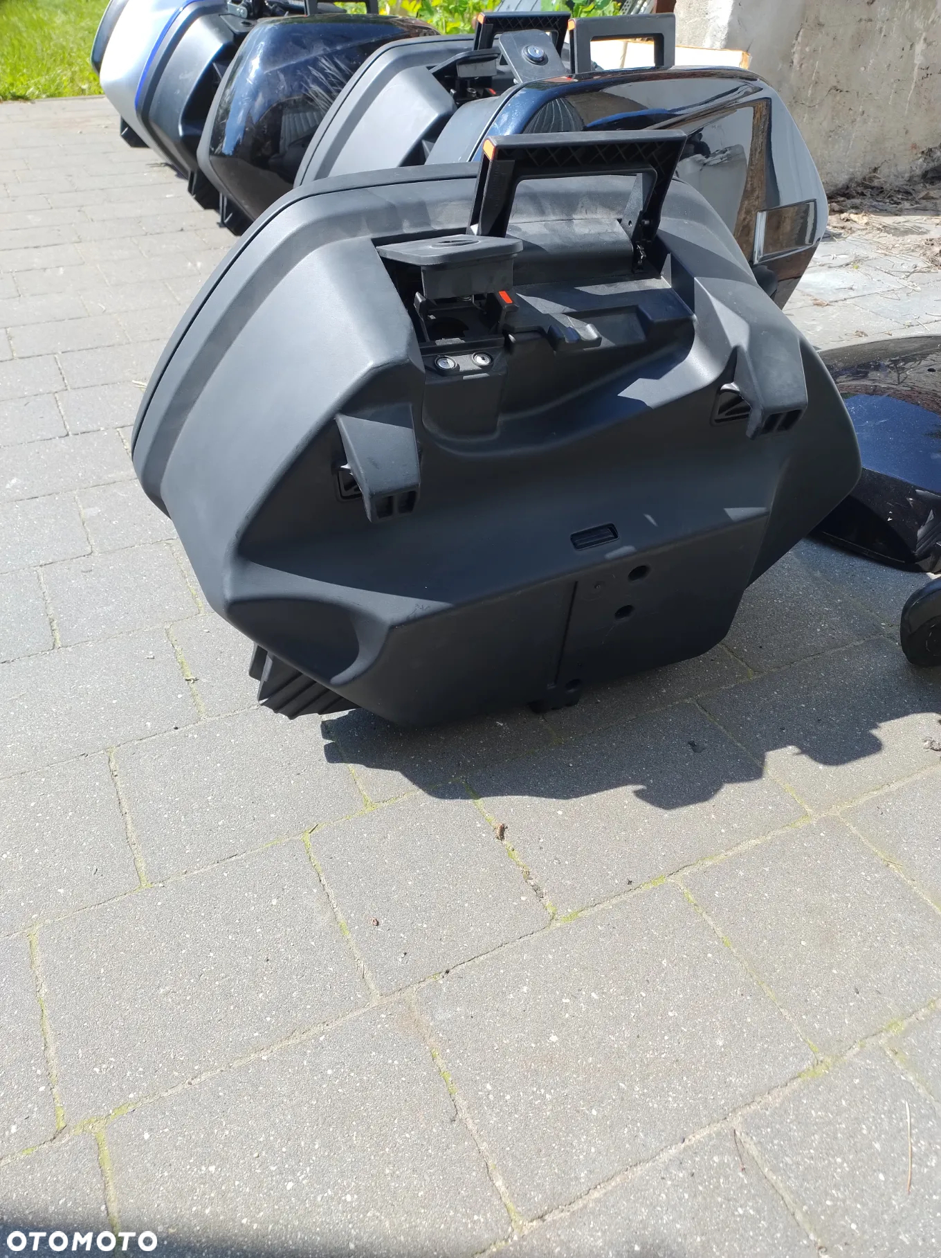 Yamaha FJR  1300 tdm mt tracer kufry siedzenie oryginał siodło bagażnik rączki szyba lusterko zaślepki szyby osłona zaślepki szyby  po 2006 r uchwyt podwyższenie lusterek zadupek - 11