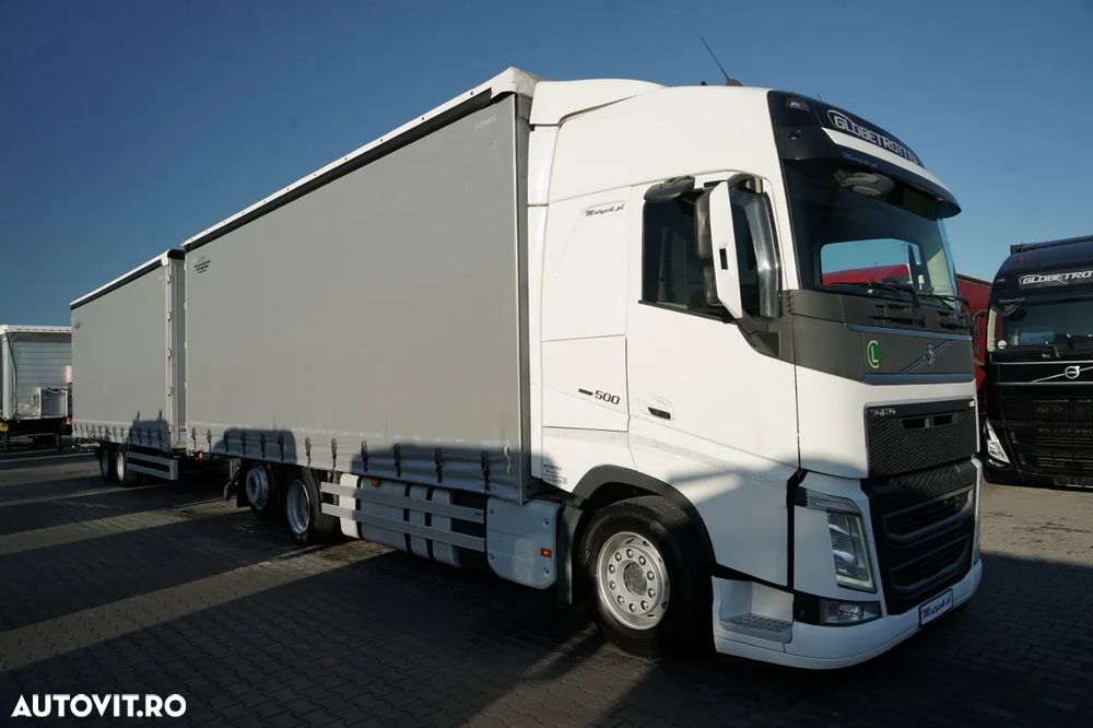 Volvo FH 500 / TANDEM 120 M3 / 6X2 / MEGA / PUNTE RIDICATĂ / TV / + REMORCA GNIOTPOL - 5