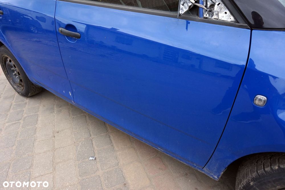 DRZWI PRZEDNIE PRAWE FABIA II 545 5D HB 4590  NIEBIESKI SKODA 2006-2010 - 4