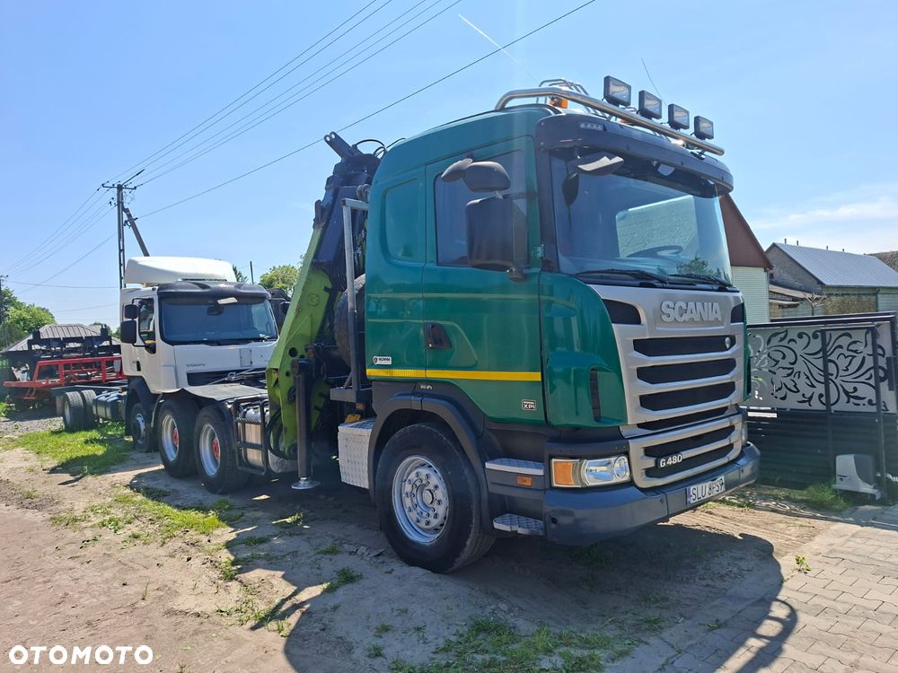 Scania G480 6x4 manual*zwolnica*Hds Loglift 215Z - 5
