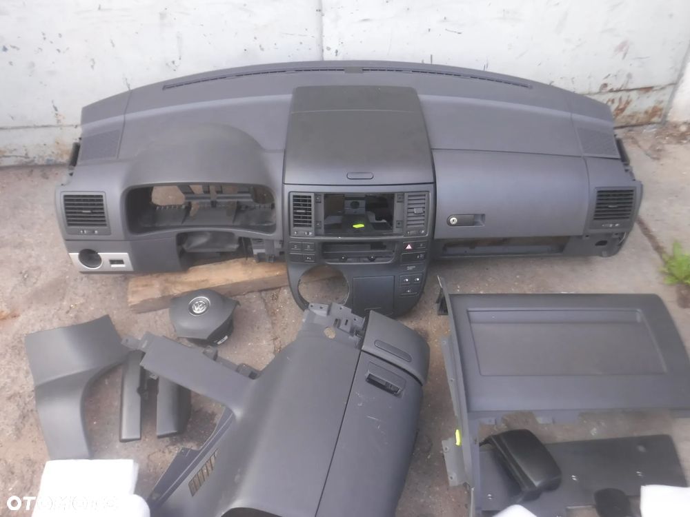 Vw T5 Lift multivan deska pulpit konsola kierownica air bag dywan kpl - 10