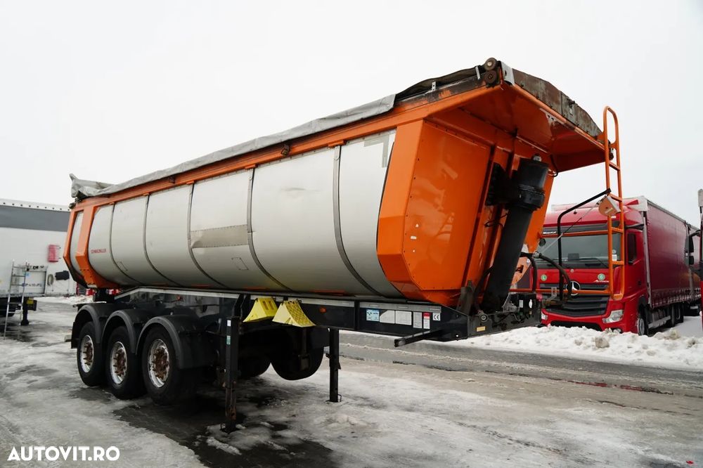 Schwarzmuller BASCĂLĂTOR TERMIC / PENTRU ASFALT / 25 m³ / BACĂLĂTOR / AXĂ RIDICATĂ / SAF / PRELATĂ ELECTRICĂ - 7