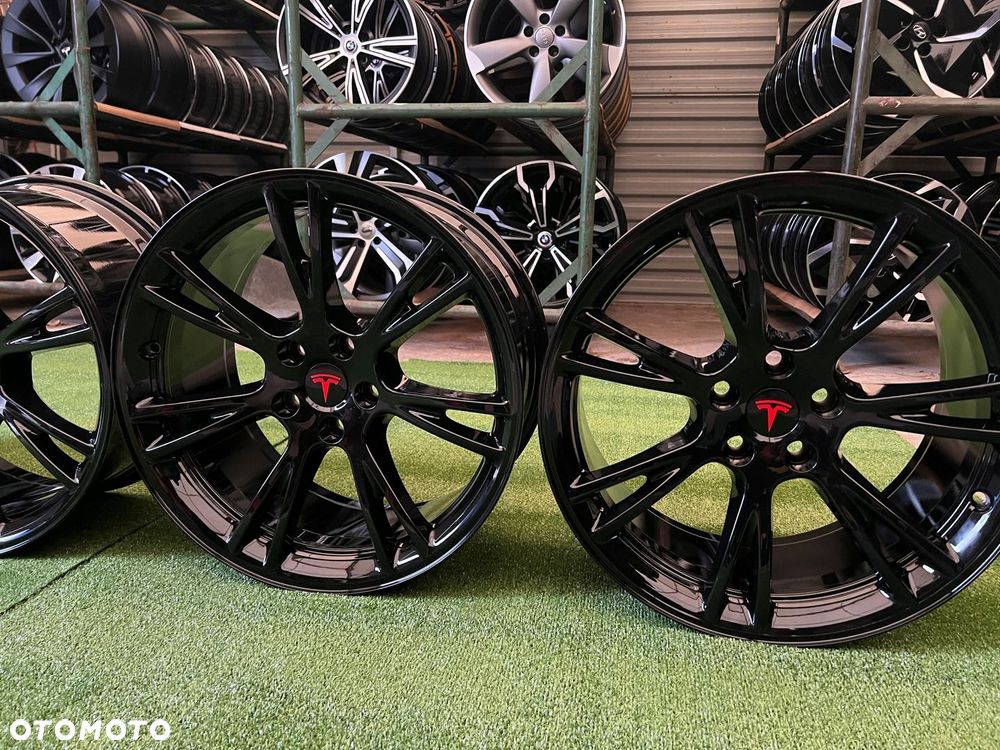 KOMPLET FELG FELGI ALU TESLA MODEL Y 19 5X114,3 ET45 ORYGINALNE - 11
