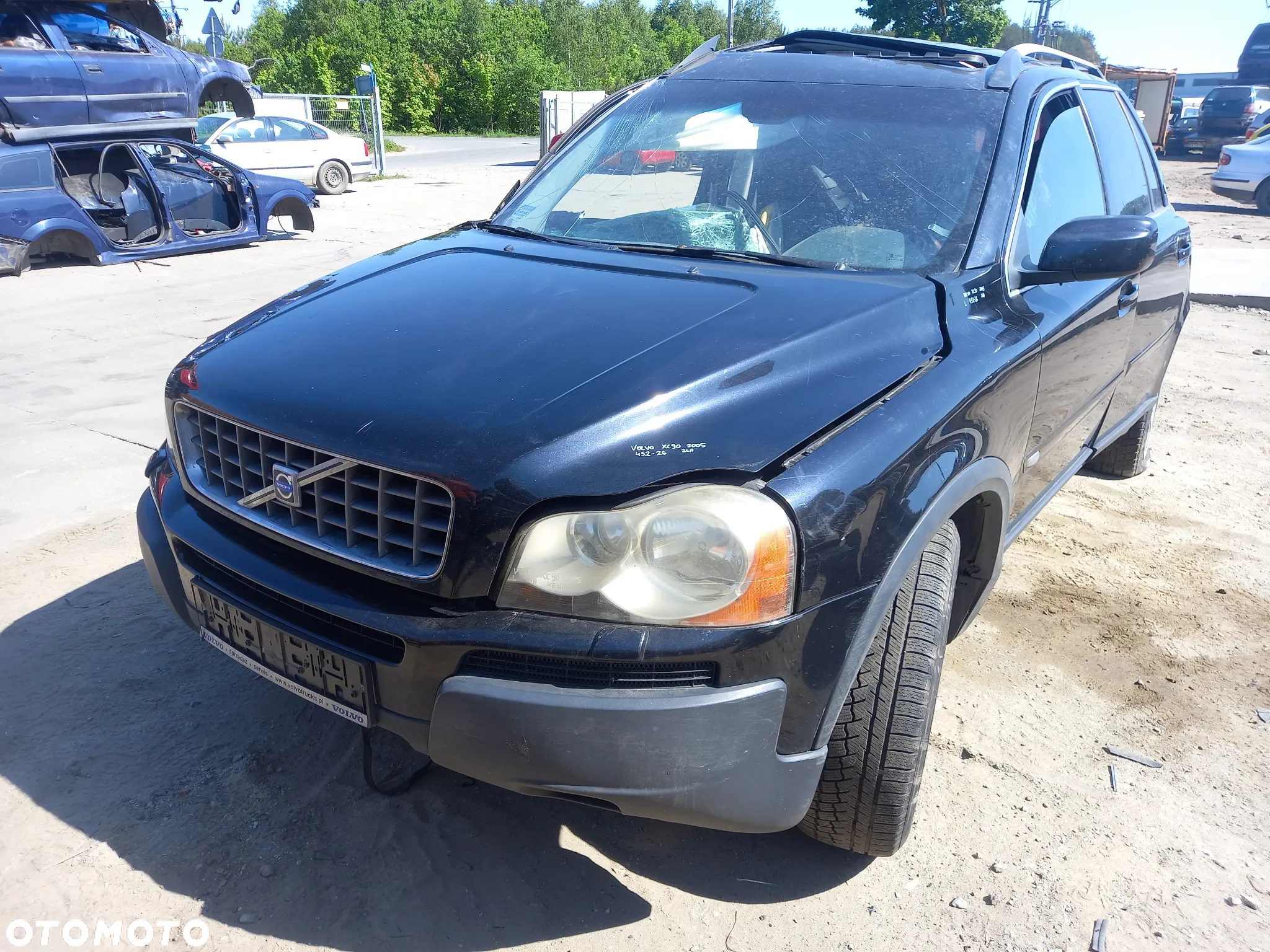 VOLVO XC90 BŁOTNIK LEWY PRZÓD PRZEDNI 452-26 - 8