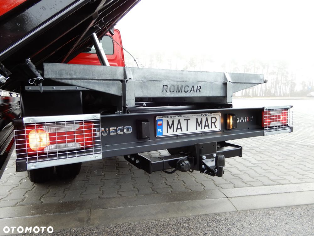 Iveco DAILY 50C18 Wywrotka Kiper Wywrot x 3 Strony 3996 mm Długi 8 E.Palet Renomowanej Firmy RomCar Rozstaw Osi 4100 mm WZMACNIANY HAK 3500 Kg 98 Tys Km Przeb. Stan Auta JAK NOWY POLECAM - 26