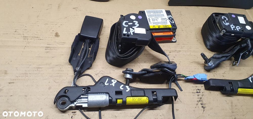 Poduszki napinacze pasy AIRBAG  sensor zestaw naprawczy Citroen C3 I Lift - 4