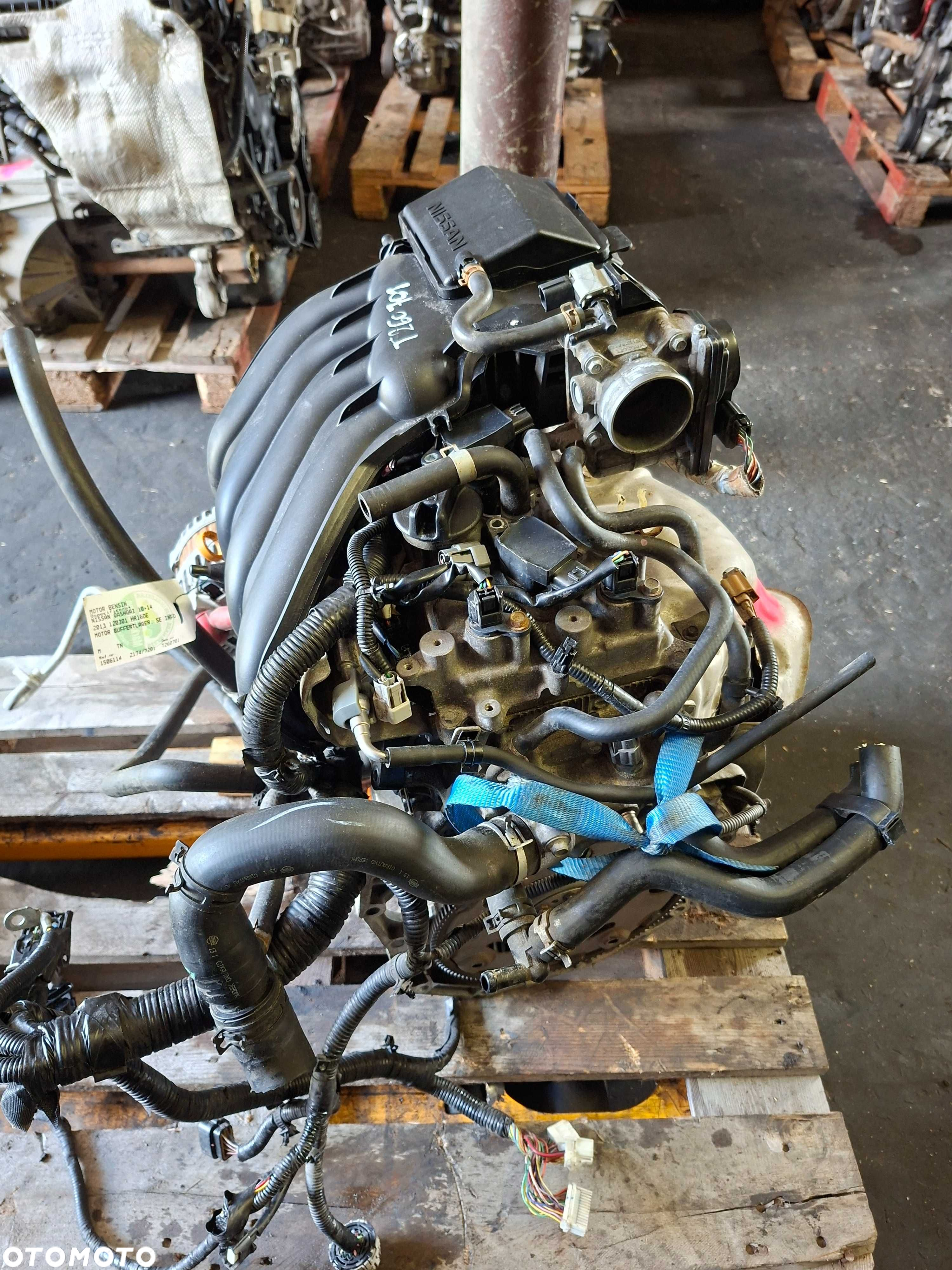 Silnik 1.6 Hr16de Nissan Qashqai kompletny - 2