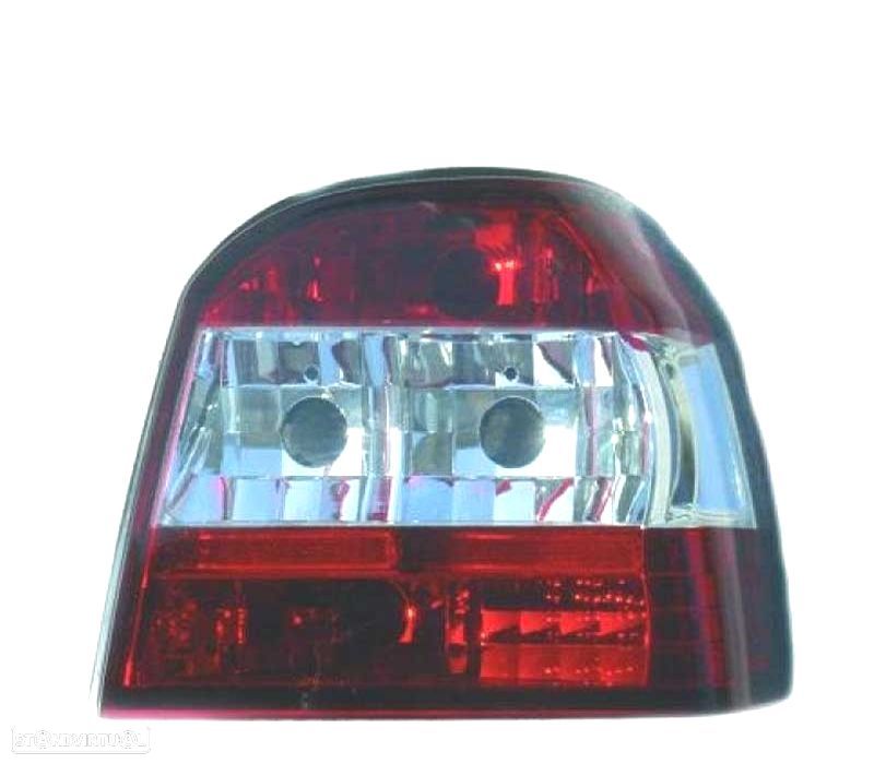FAROLINS TRASEIROS GOLF 3 91-97 VERMELHO - 1