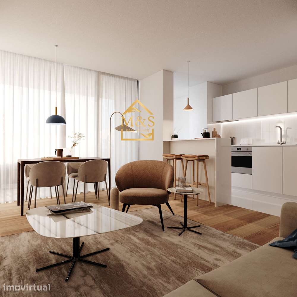 Apartamento T2+1 NOVO - 2 Lug.Garagem, Terraço - Maia - Grande imagem: 3/11