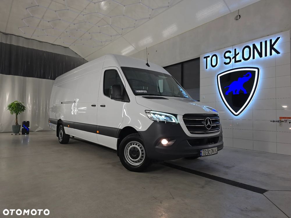 Mercedes-Benz SPRINTER 319 3.0 V6 190KM 60 Tyś km LONG 4,80cm Długi BOGATA OPCJA WYPOSAŻENIA KAMERA FUL LED HIGH PERFORMANCE MBOX 7 cala SEDZENIE KIEROWCY KOMFORTOWE TEMPOMAT AKTYWNY SALON PL STAN NOWY NOWY NOWY SERWIS ASO DO OSTATNIEGO Km - 41