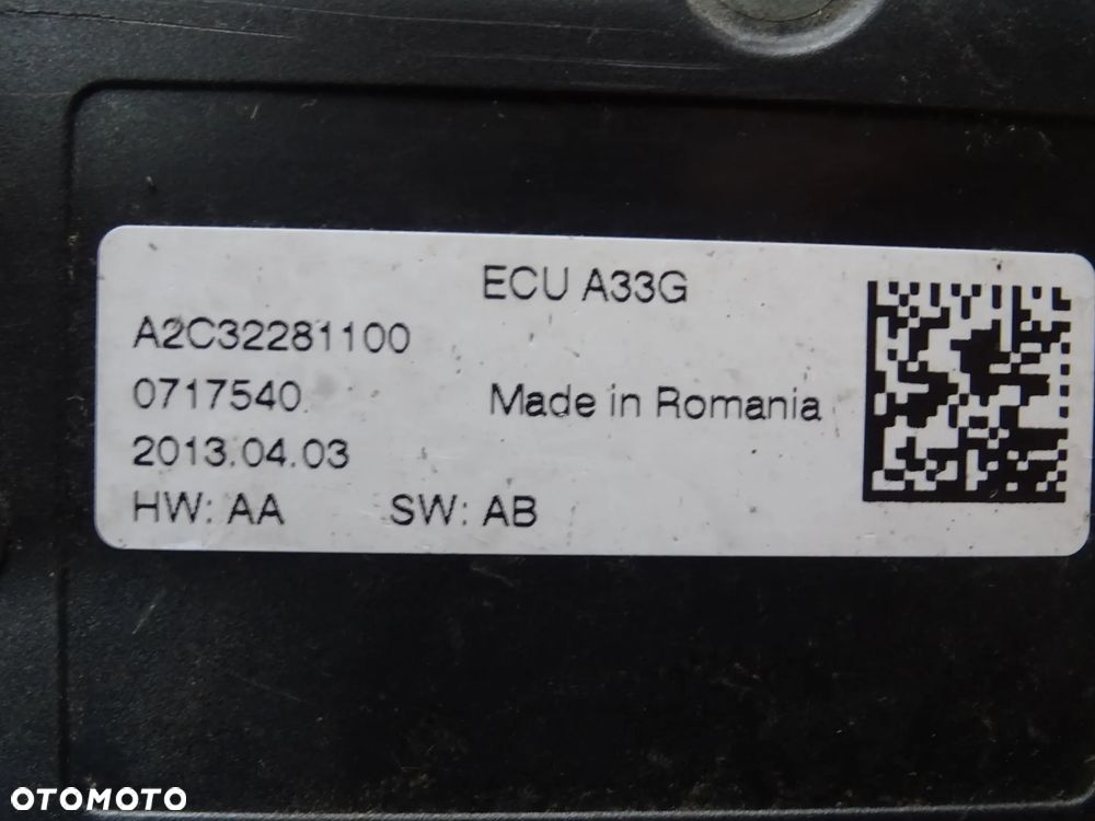 MECHANIZM ELEKTRYCZNY STEROWNIK HAMULCA RĘCZNEGO OPEL INSIGNIA A ASTRA J ZAFIRA C MERIVA B - 15