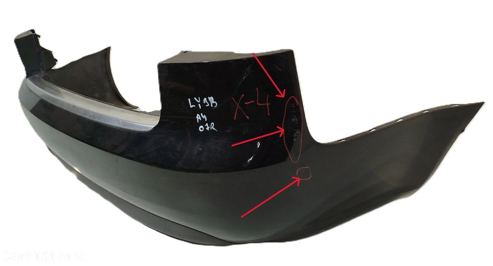 ZDERZAK TYLNY TYŁ AUDI A4 B7 SEDAN 04-08 LY9B - 2