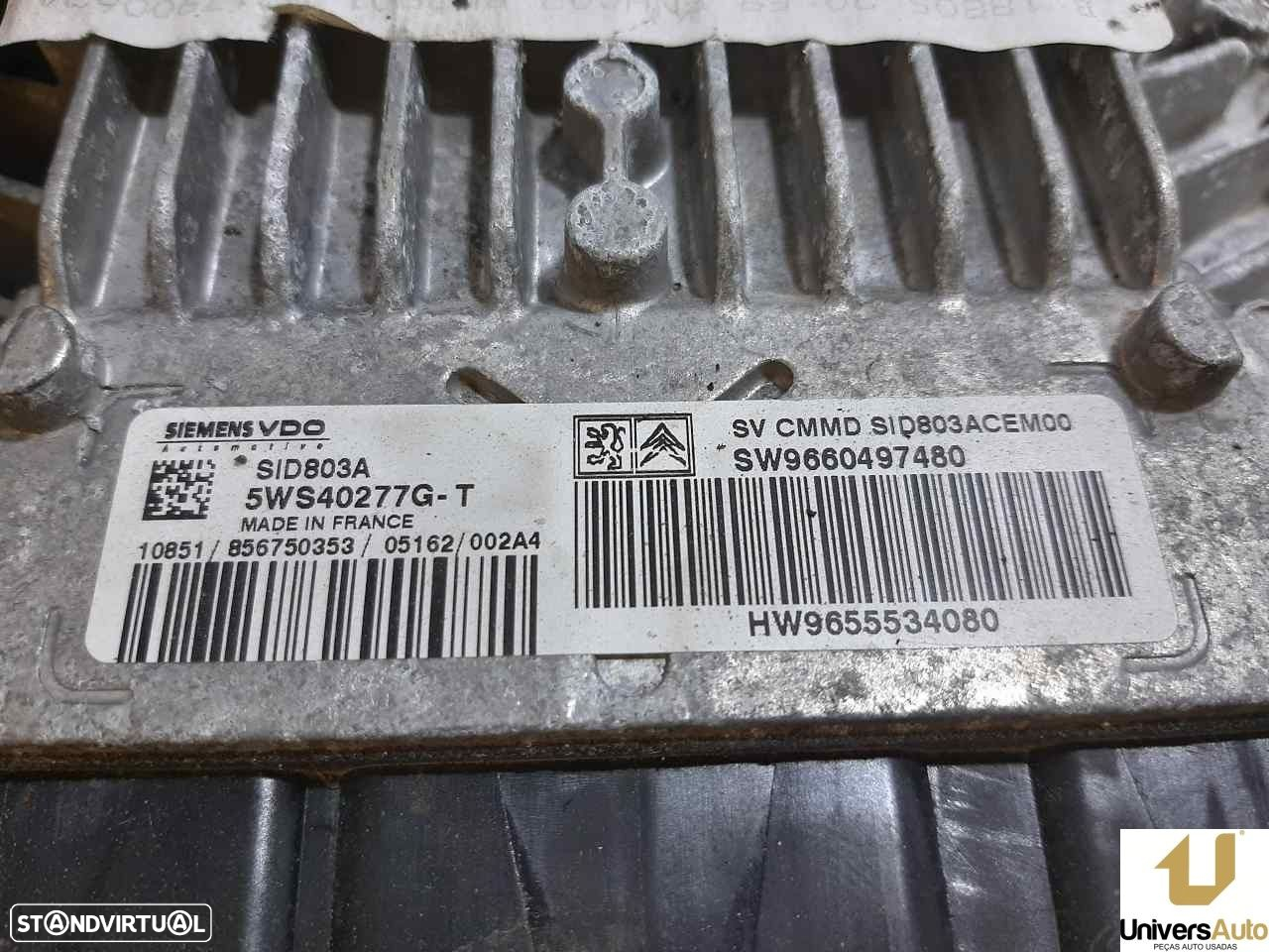 CENTRALINA MOTOR UCE PEUGEOT 307 BREAK 2005 -SW9660497480 - 4