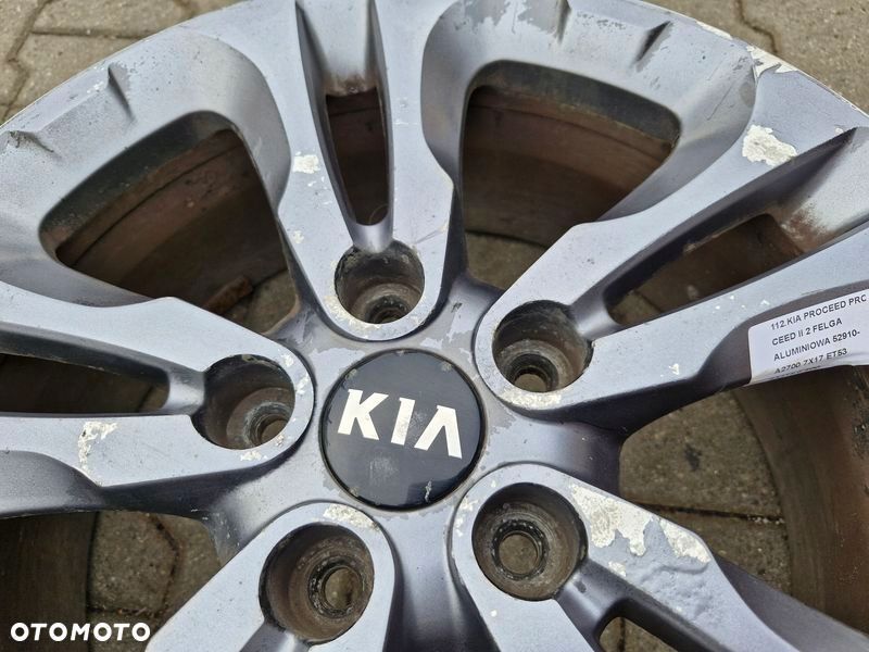 kia proceed pro ceed ii 2 felga alufelga 17 52910-a2700 7x17 et 53 5x114.3 - 3