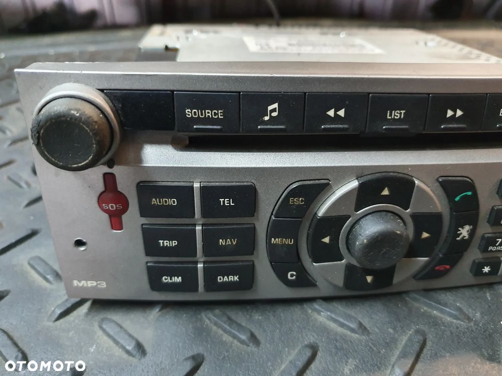 Radio Nawigacja Oryginalne 96650244YP Peugeot 407 - 2