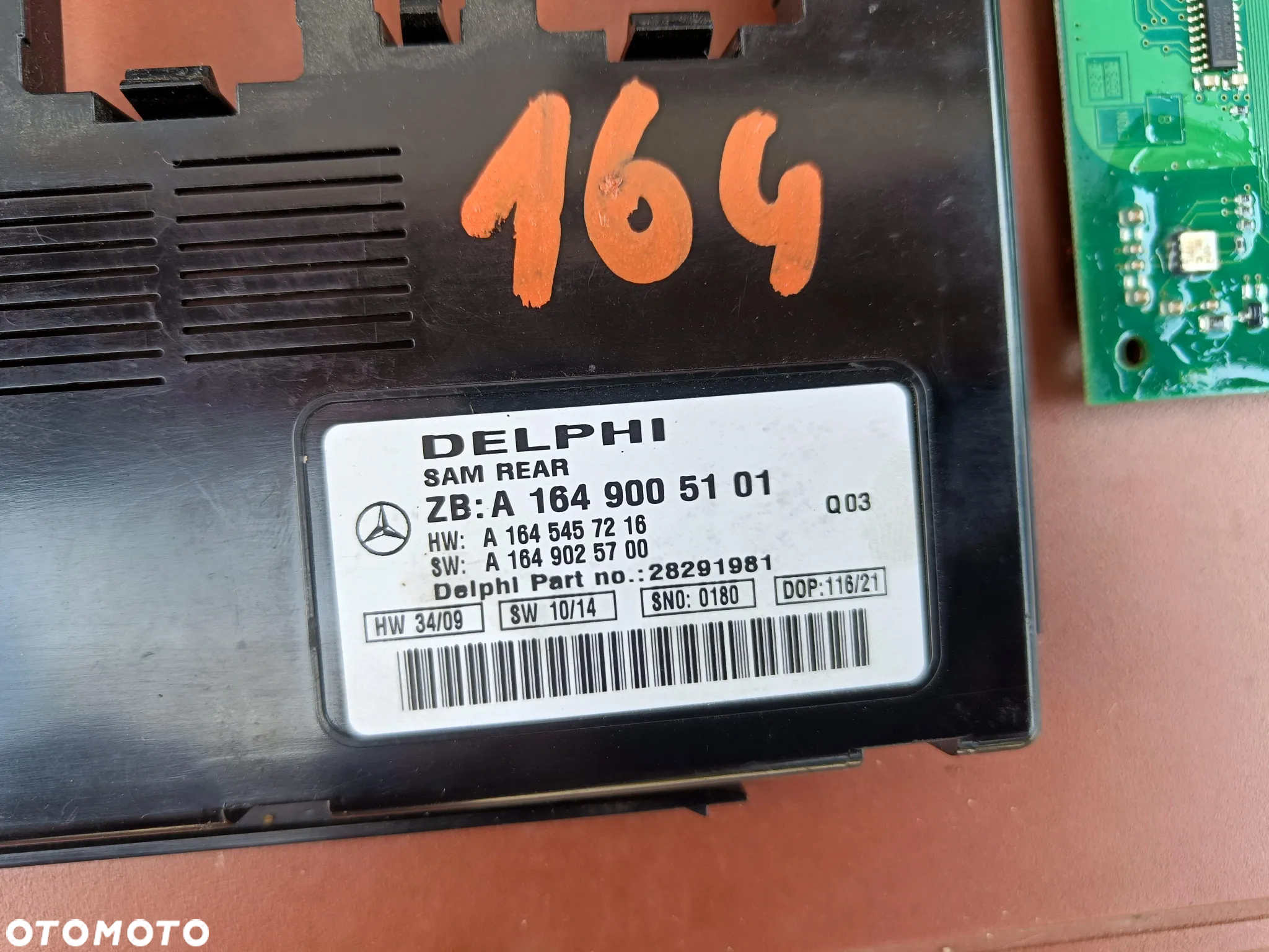 MERCEDES W164 ML X164 GL W251 MODUŁ SAM TYLNY SPRAWNY A1649005101 - 2