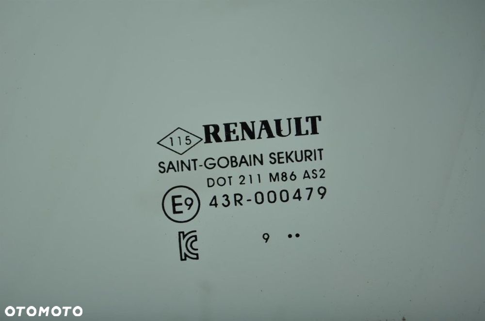 RENAULT CAPTUR II SZYBA DRZWI LEWY PRZÓD 2019r - 2