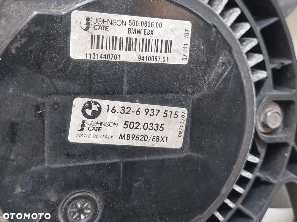 WENTYLATOR WIATRAK BMW 3 E90 E91 E92 1 E87 2.0D SLASK WYSYLKA VAT - 2