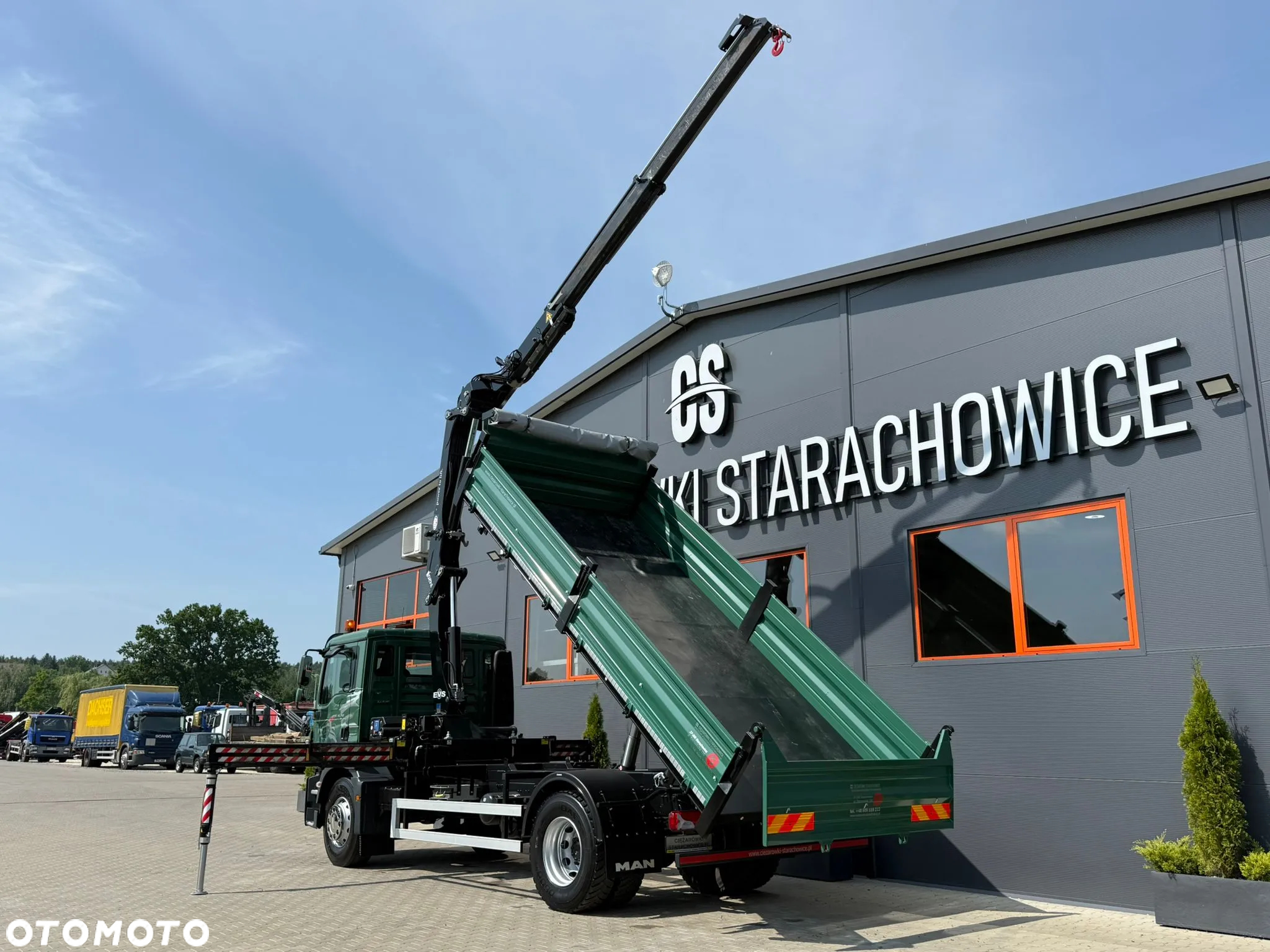 MAN TGM TGL TGS 18.250 // E5 // wywrotka 3-S + HDS HMF 1420 - K2 // budowlanka // energetyka //żuraw dzwig kran crane // Świeżo sprowadzony - 3