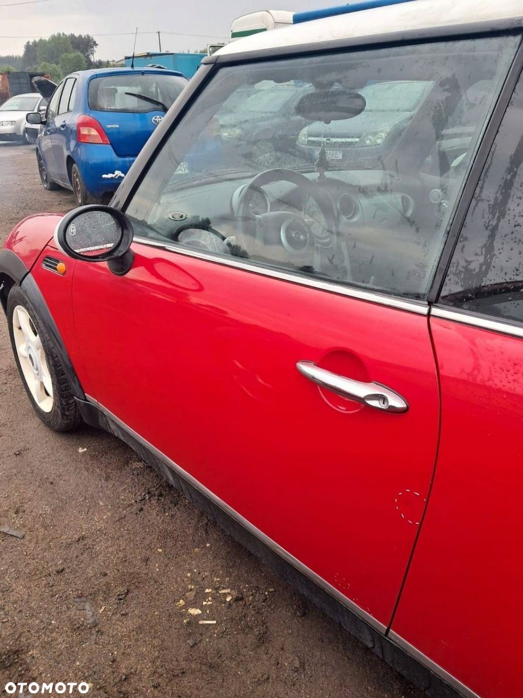 DRZWI LEWY PRZÓD L.P MINI COOPER R50 2002R KOD LAK. 851 - 1