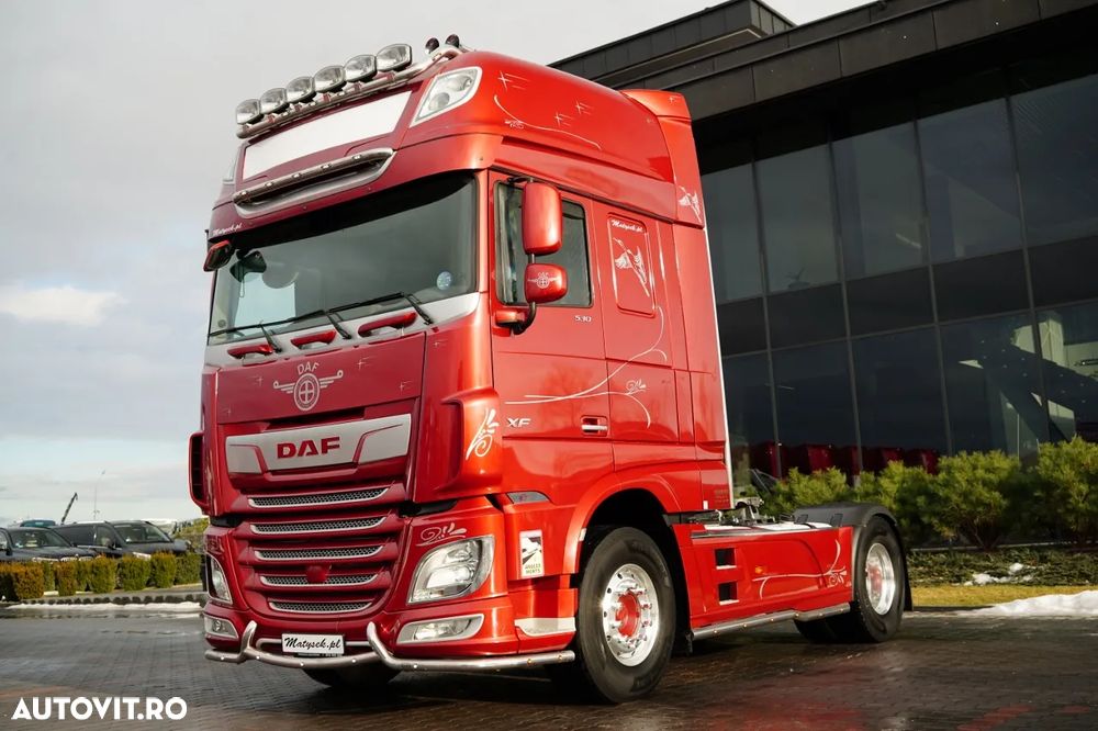 DAF XF 530 / I-PARK COOL / SISTEM HIDRAULIC / CABINĂ SUPER SPACE / COMPLET AIRMATIC / TV / JANTE DIN ALIAJ - 1