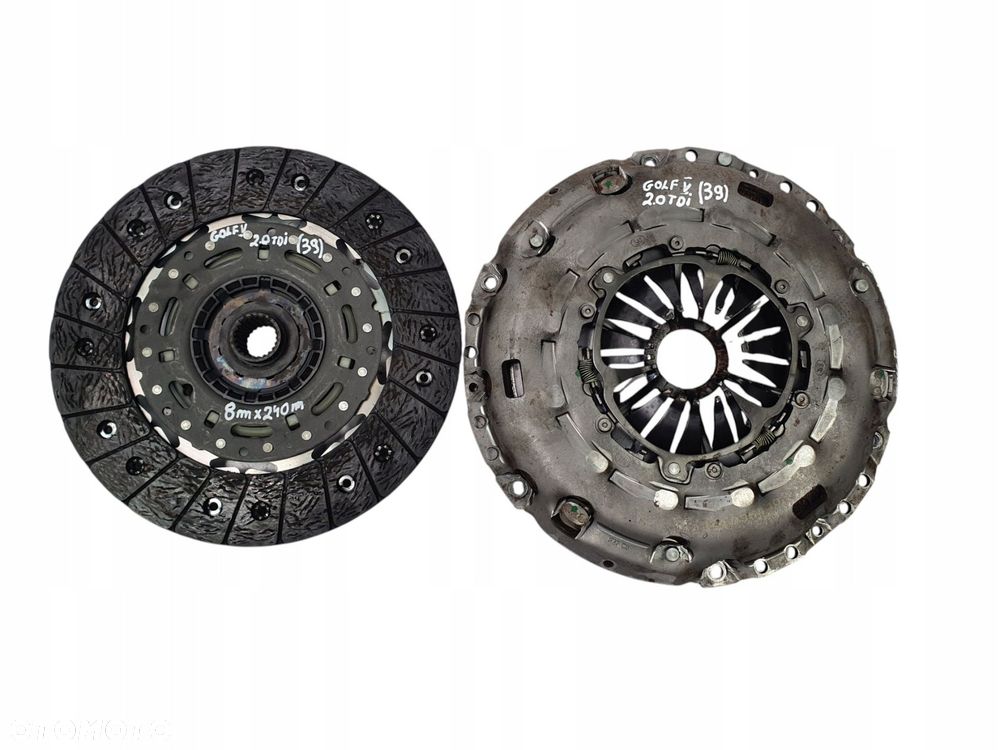SPRZĘGŁO TARCZA DOCISK VW Golf V Passat B6 2.0 TDI LUK 124035410 324035510 - 1