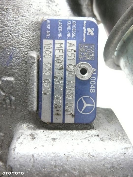 MERCEDES W212 TURBINA 2.2 CDI A6510904980 - 5