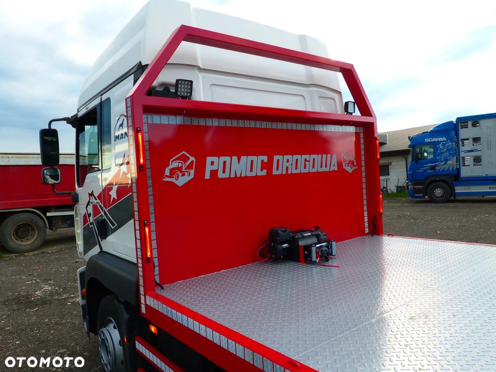 MAN TGM 15.280 POMOC DROGOWA / AUTOLAWETA/ SPECJALNY / EURO 5 / DMC 15.000 KG / ŁADOWNOŚĆ 8.500 KG /DŁ. 7.50 M - 10