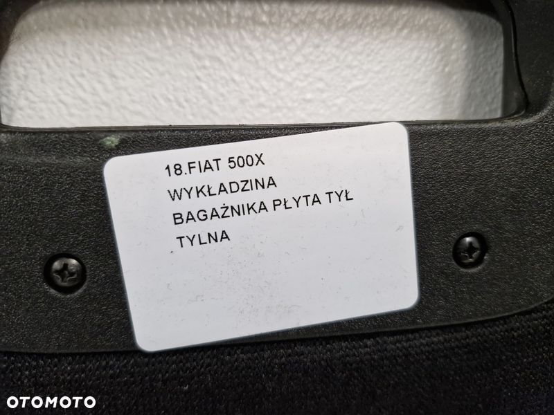 FIAT 500X WYKŁADZINA BAGAŻNIKA PŁYTA TYŁ TYLNA - 8