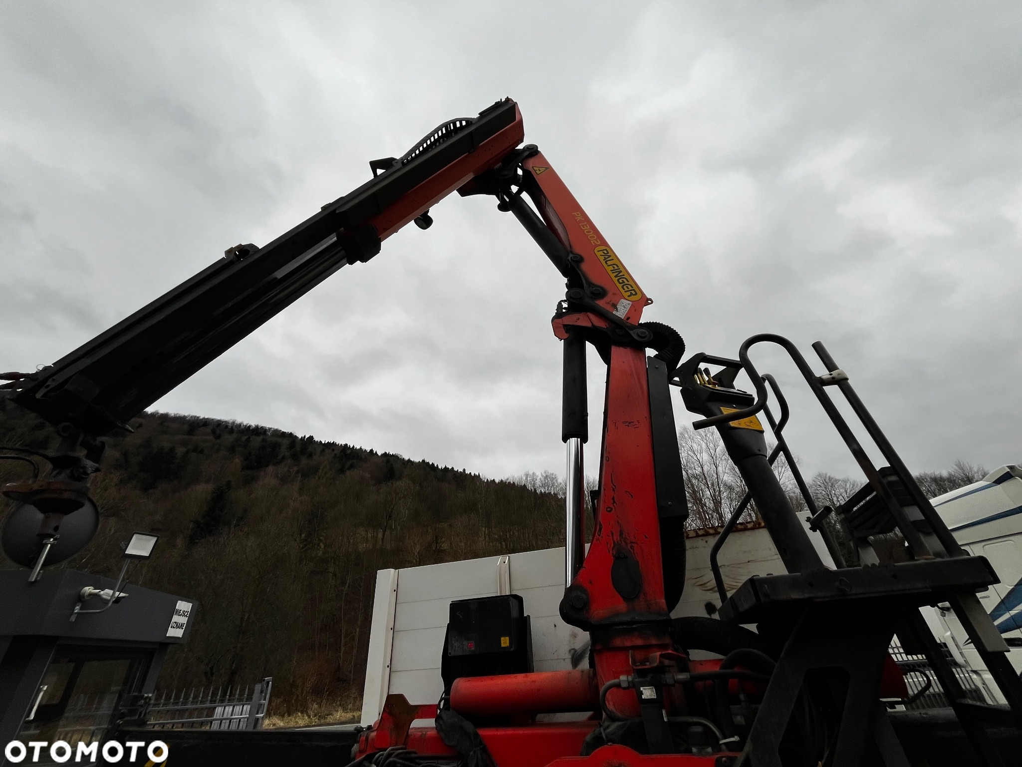 Scania R450 // 2014 // HDS Palfinger 13002 // 6x4 oś skrętna+podnoszona // Przyczepa Schwarzmuller // - 19