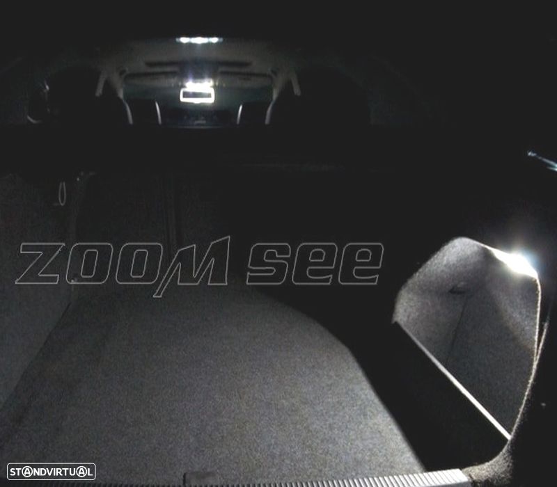 KIT COMPLETO 13 LAMPADAS LED INTERIOR PARA VOLKSWAGEN VW PASSAT B6 06-11 - 5