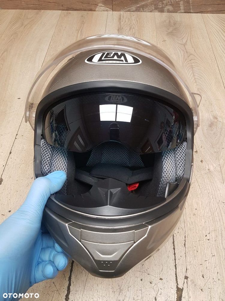 Kask motocyklowy LEM z odpinaną szczęką rozmiar L 59 - 11