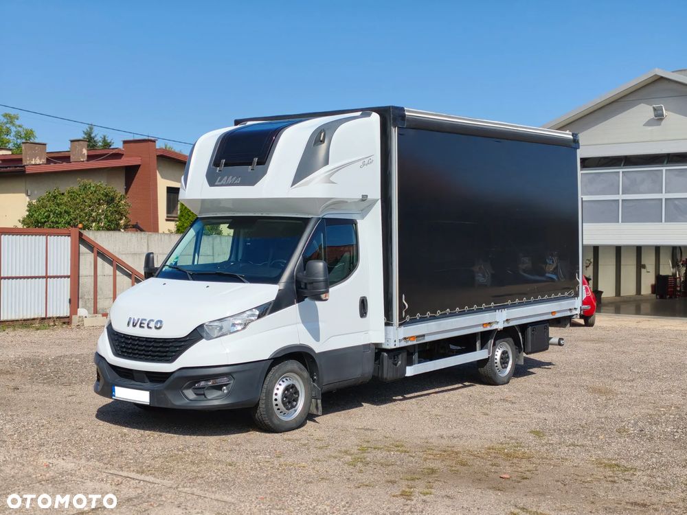 Iveco DAILY 35S18 WINDA DHOLLANDIA BAR 750KG FIRNA PLANDEKA 9EP KLAPA BEZWYPADKOWY SERWISOWANY FV23% - 10