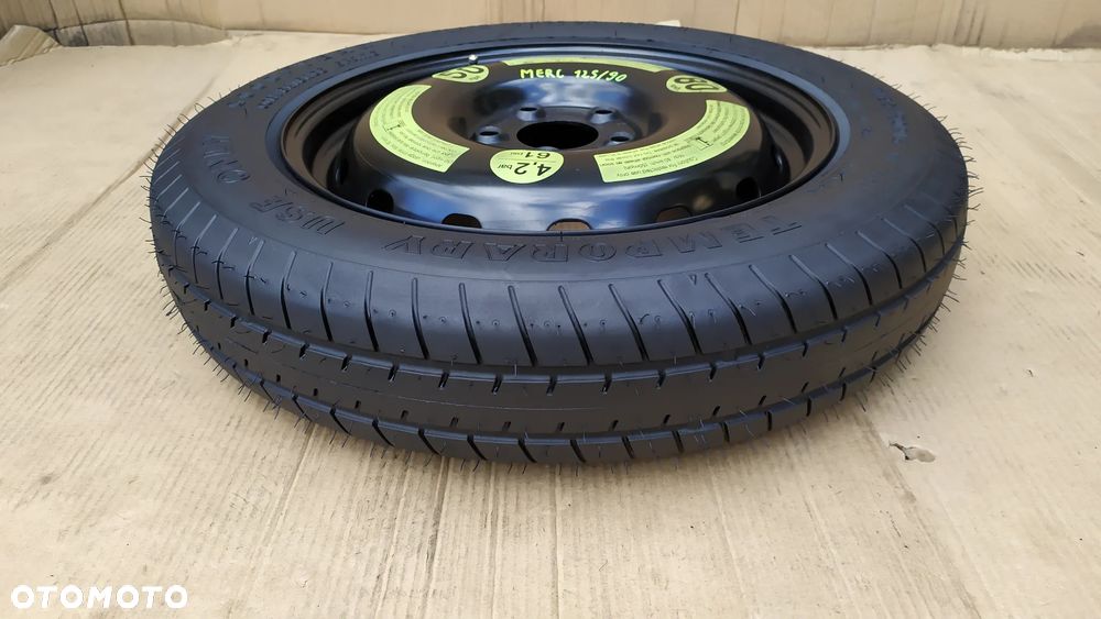 KOŁO DOJAZDOWE 5x112 R16 MERCEDES C KLASA W204 W205 CLK W209 - 3