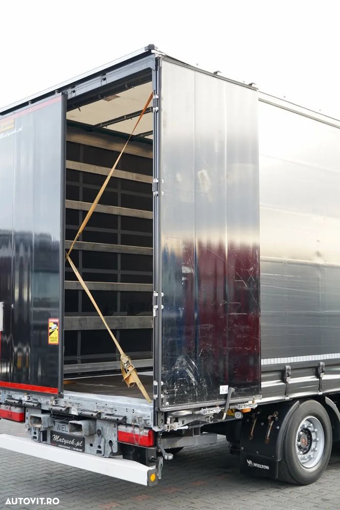 MAN TGX 26.480 / COMBINAȚIE TANDEM 120 M3 / TRAVERSE / MEGA / 6X2 / I-PARK COOL / PUNȚĂ RIDICATĂ / CĂPTUȘEALĂ CĂRUȚ / + REMORCĂ WIELTON / PUNȚI SAF - 18