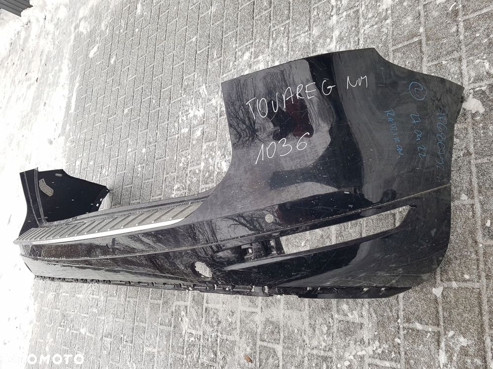 vw touareg 10-14 zderzak spoiler tył 7p6807421a - 3