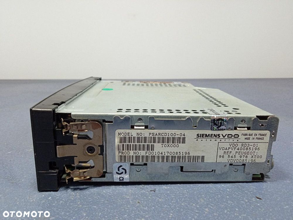 PEUGEOT 307 RADIO CD FABRYCZNE OEM 96545978XT - 2