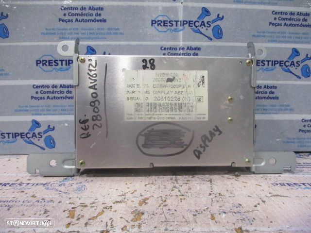 Display Relogio 28090AV612 NISSAN PRIMERA 4 2002 1.8I 115CV 5P PRETO - 2
